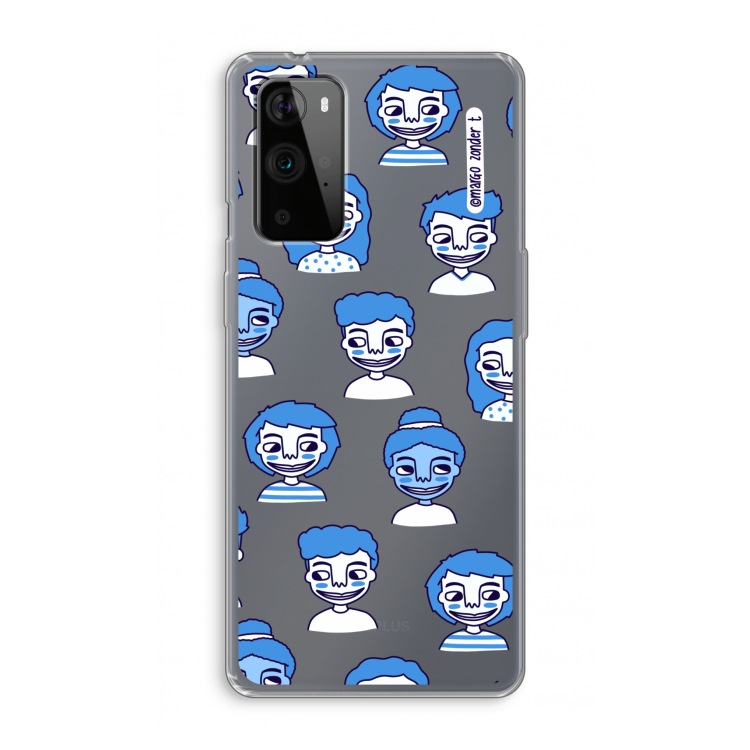 Gezichtjes: OnePlus 9 Pro Transparant Hoesje