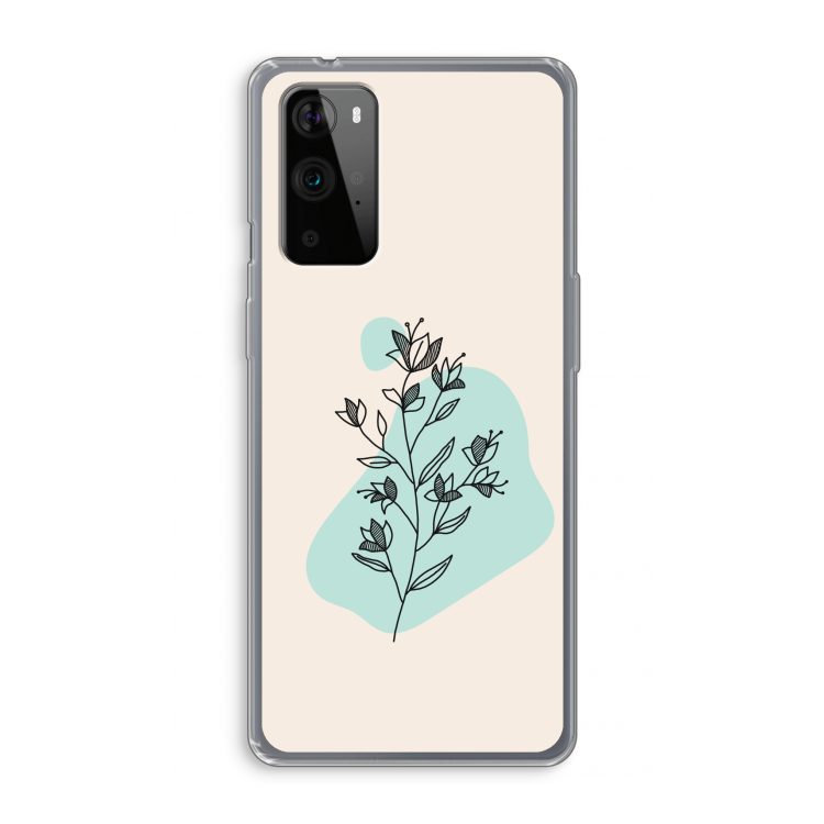 Violets are blue: OnePlus 9 Pro Transparant Hoesje