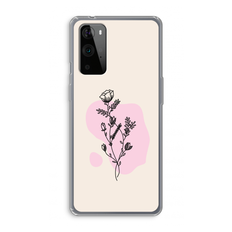 Roses are red: OnePlus 9 Pro Transparant Hoesje