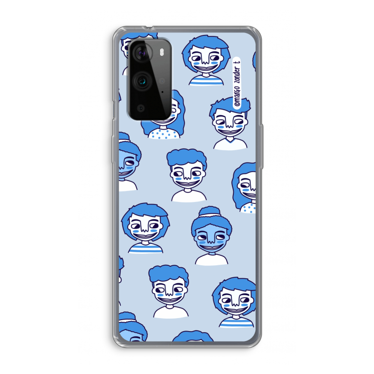 Gezichtjes: OnePlus 9 Pro Transparant Hoesje