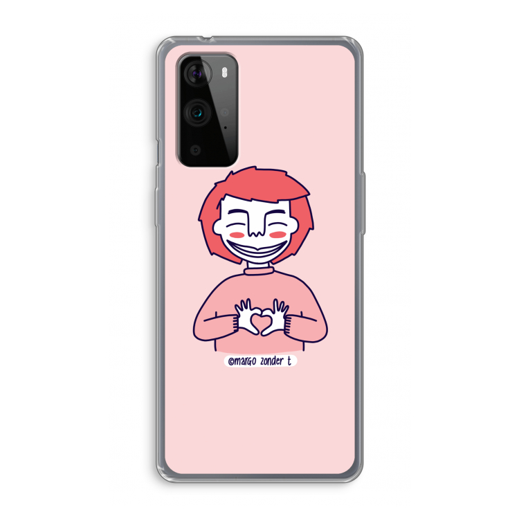 Hartje: OnePlus 9 Pro Transparant Hoesje