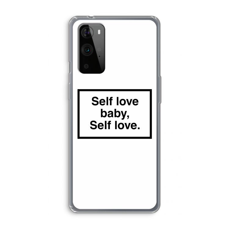 Self love: OnePlus 9 Pro Transparant Hoesje