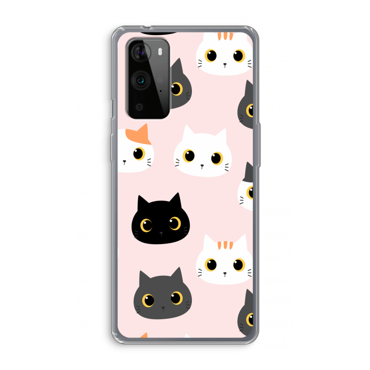 Katten: OnePlus 9 Pro Transparant Hoesje