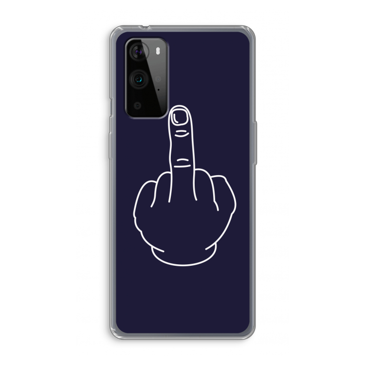 F**k U: OnePlus 9 Pro Transparant Hoesje