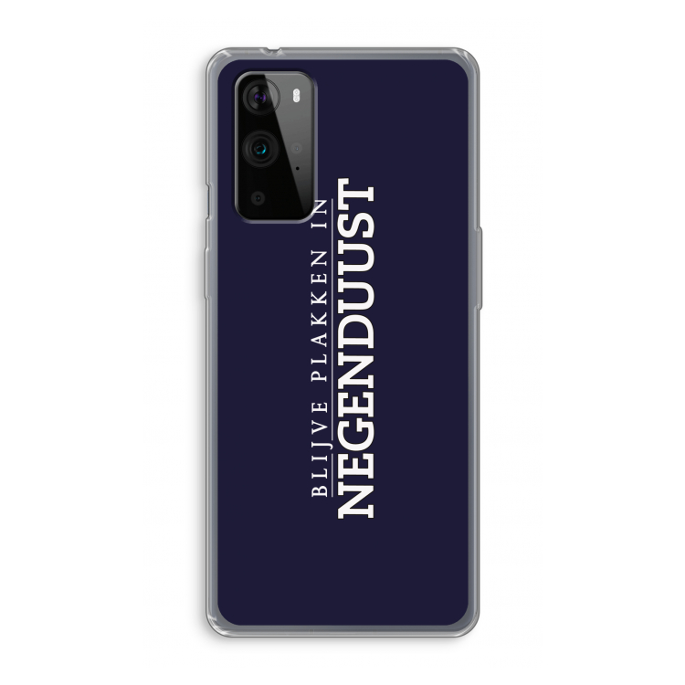 Blijve plakken in Negenduust: OnePlus 9 Pro Transparant Hoesje
