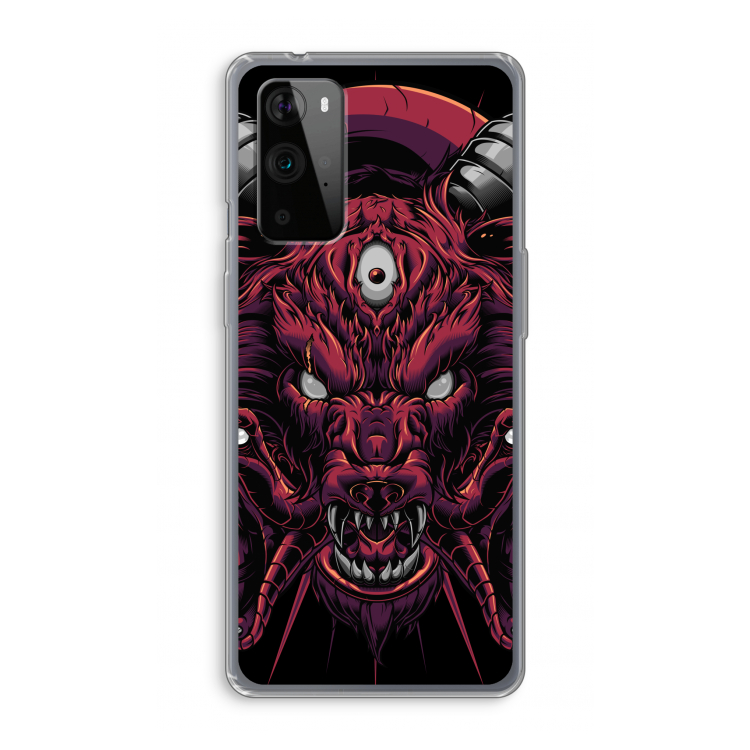 Hell Hound and Serpents: OnePlus 9 Pro Transparant Hoesje