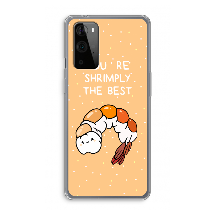 You're Shrimply The Best: OnePlus 9 Pro Transparant Hoesje