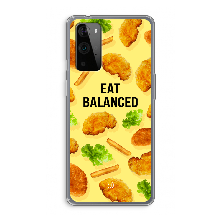 Eat Balanced: OnePlus 9 Pro Transparant Hoesje