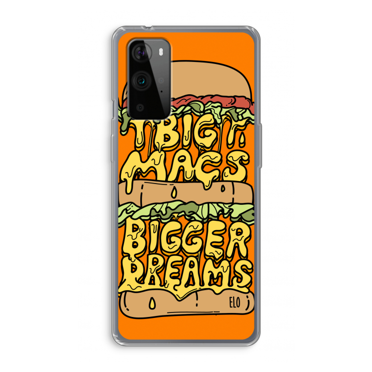 Big Macs Bigger Dreams: OnePlus 9 Pro Transparant Hoesje