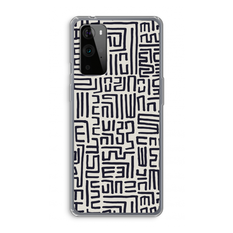 Moroccan Print: OnePlus 9 Pro Transparant Hoesje