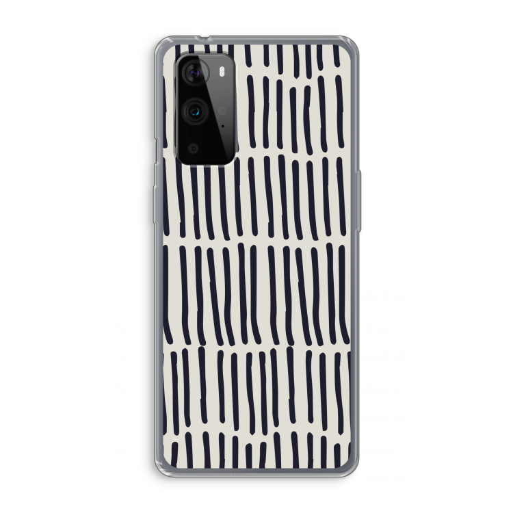 Moroccan stripes: OnePlus 9 Pro Transparant Hoesje
