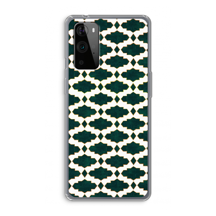 Moroccan tiles: OnePlus 9 Pro Transparant Hoesje