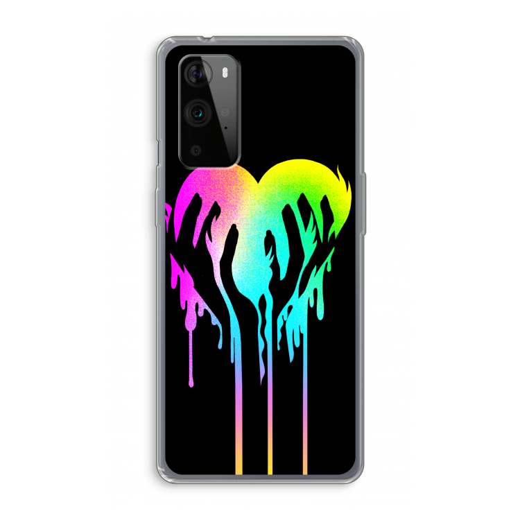 Hold My Heart: OnePlus 9 Pro Transparant Hoesje