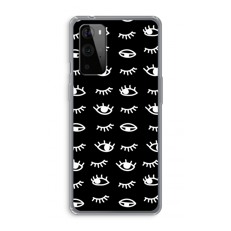 Eye pattern #3: OnePlus 9 Pro Transparant Hoesje
