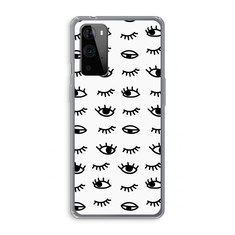 Eye pattern #2: OnePlus 9 Pro Transparant Hoesje