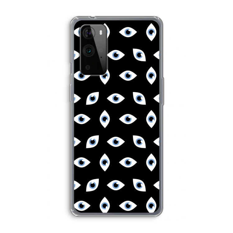 Eyes pattern: OnePlus 9 Pro Transparant Hoesje