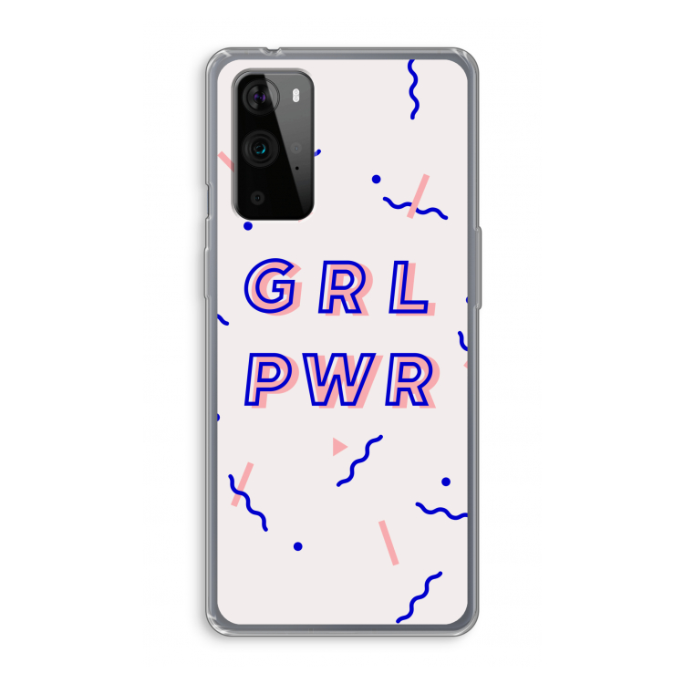 GRL PWR: OnePlus 9 Pro Transparant Hoesje