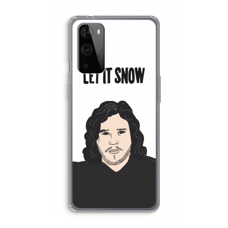 Let It Snow: OnePlus 9 Pro Transparant Hoesje