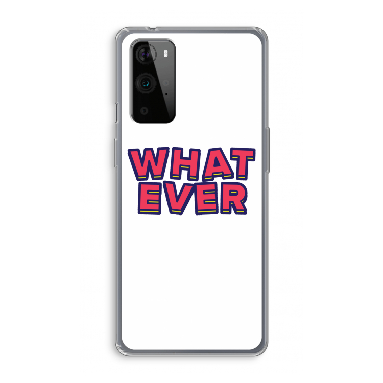 Whatever: OnePlus 9 Pro Transparant Hoesje