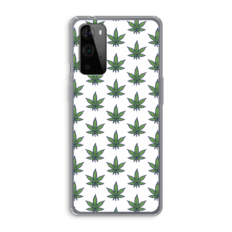 Weed: OnePlus 9 Pro Transparant Hoesje