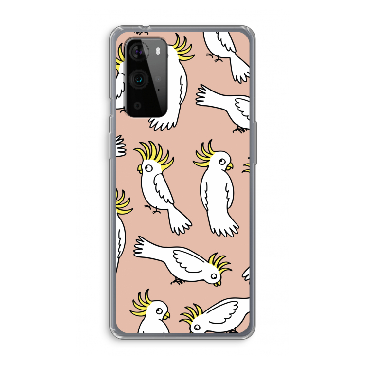 Papegaai: OnePlus 9 Pro Transparant Hoesje