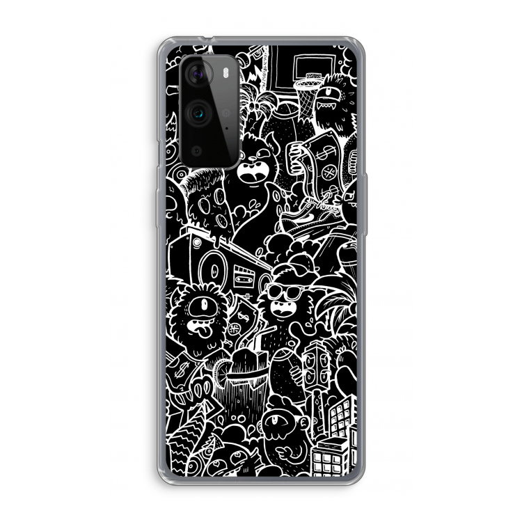 Vexx Black City : OnePlus 9 Pro Transparant Hoesje