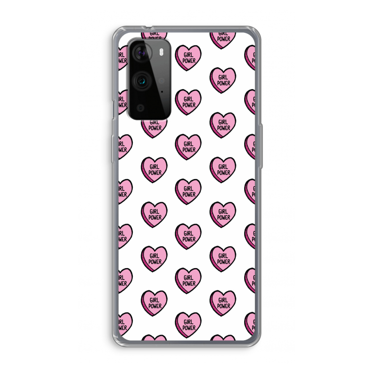 GIRL POWER: OnePlus 9 Pro Transparant Hoesje
