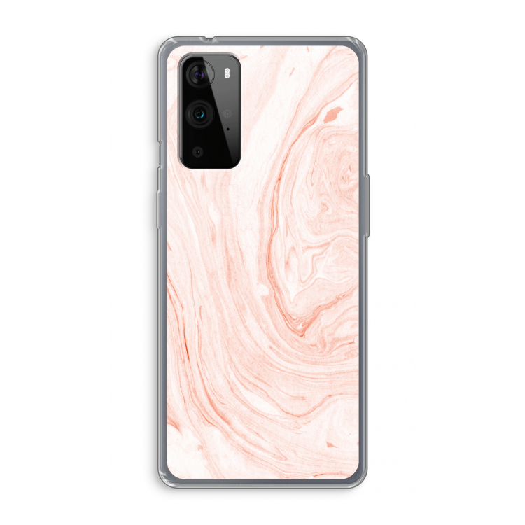 Peach bath: OnePlus 9 Pro Transparant Hoesje