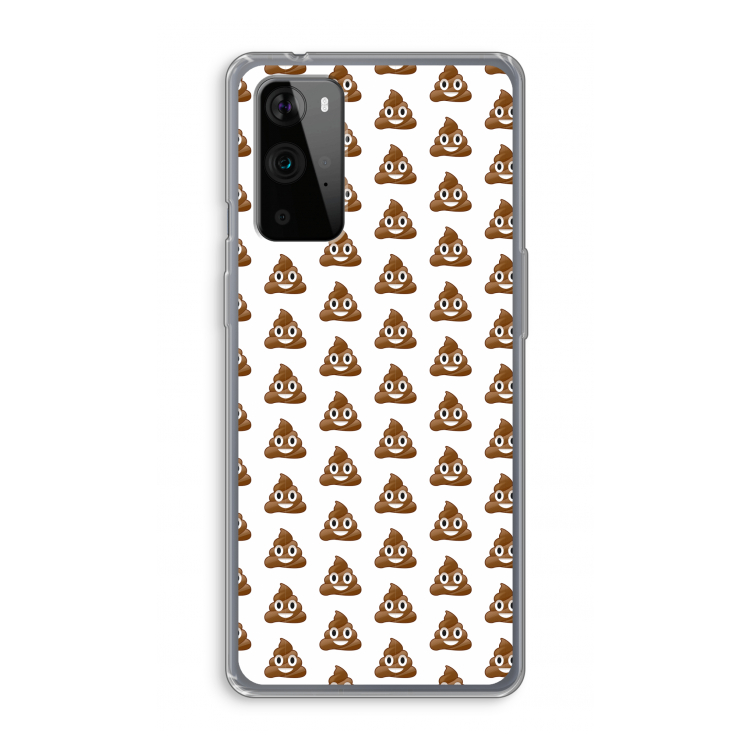 Poop emoji: OnePlus 9 Pro Transparant Hoesje
