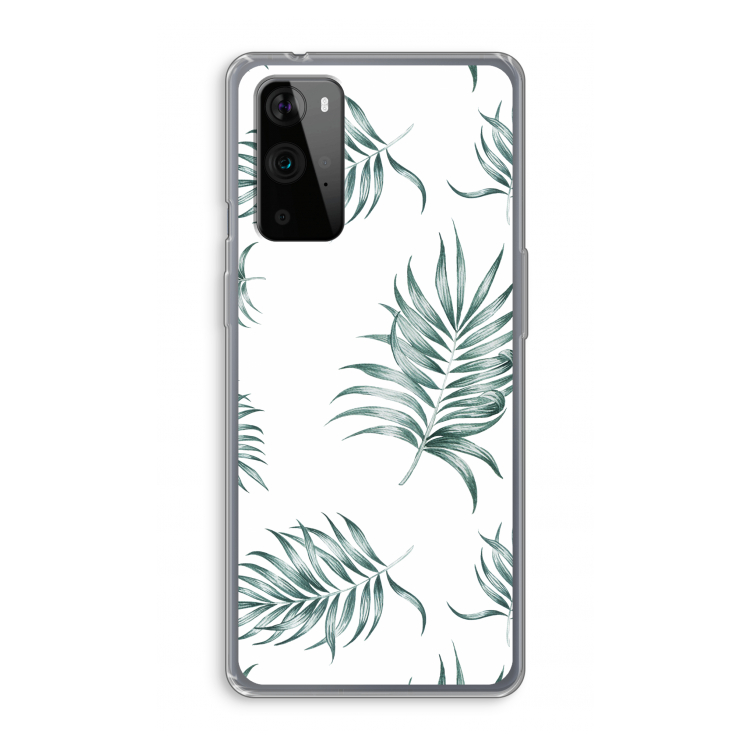 Simple leaves: OnePlus 9 Pro Transparant Hoesje