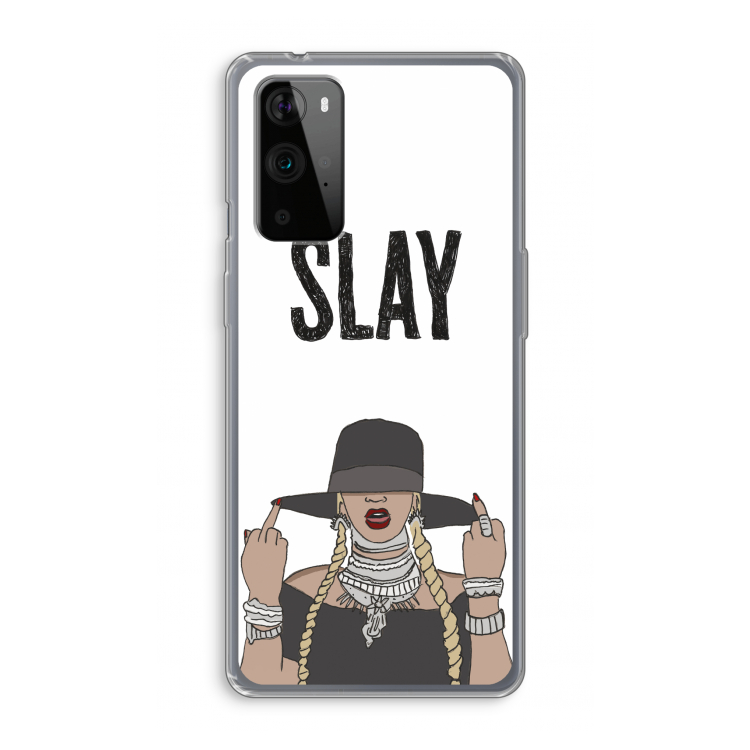 Slay All Day: OnePlus 9 Pro Transparant Hoesje
