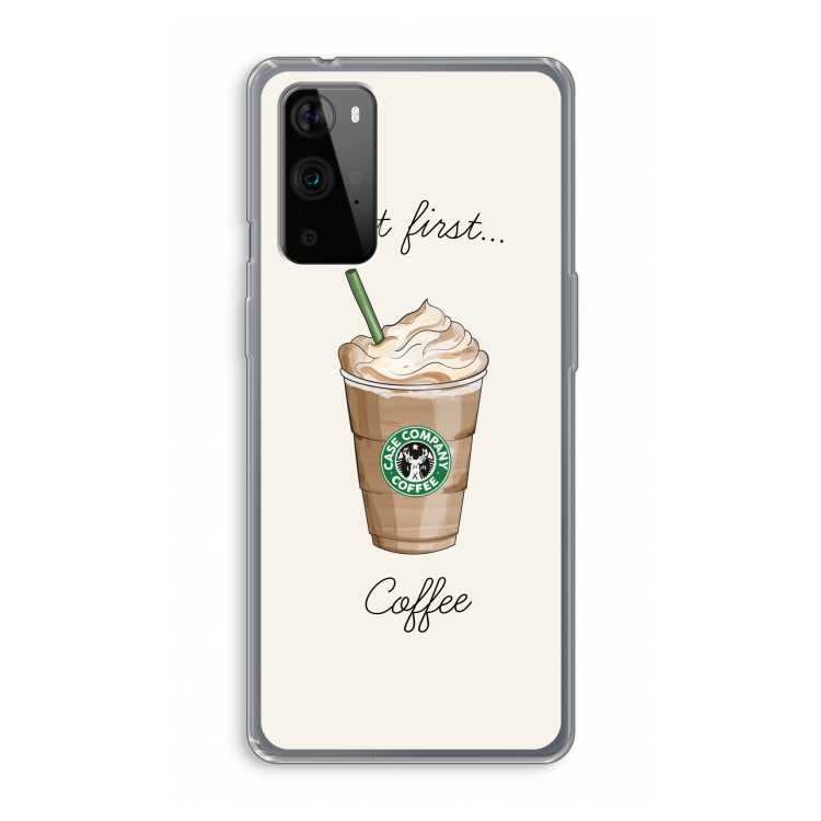 But first coffee: OnePlus 9 Pro Transparant Hoesje