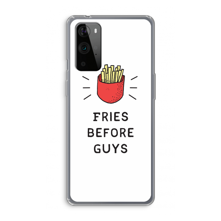 Fries before guys: OnePlus 9 Pro Transparant Hoesje