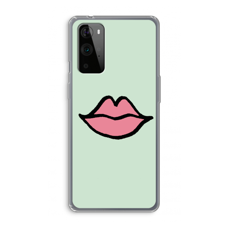 Kusje: OnePlus 9 Pro Transparant Hoesje