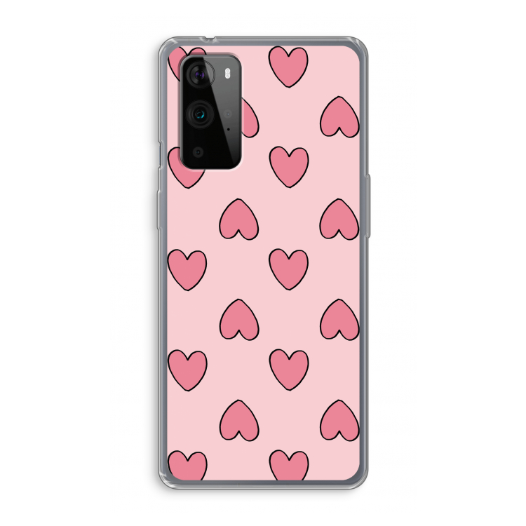 Ondersteboven verliefd: OnePlus 9 Pro Transparant Hoesje