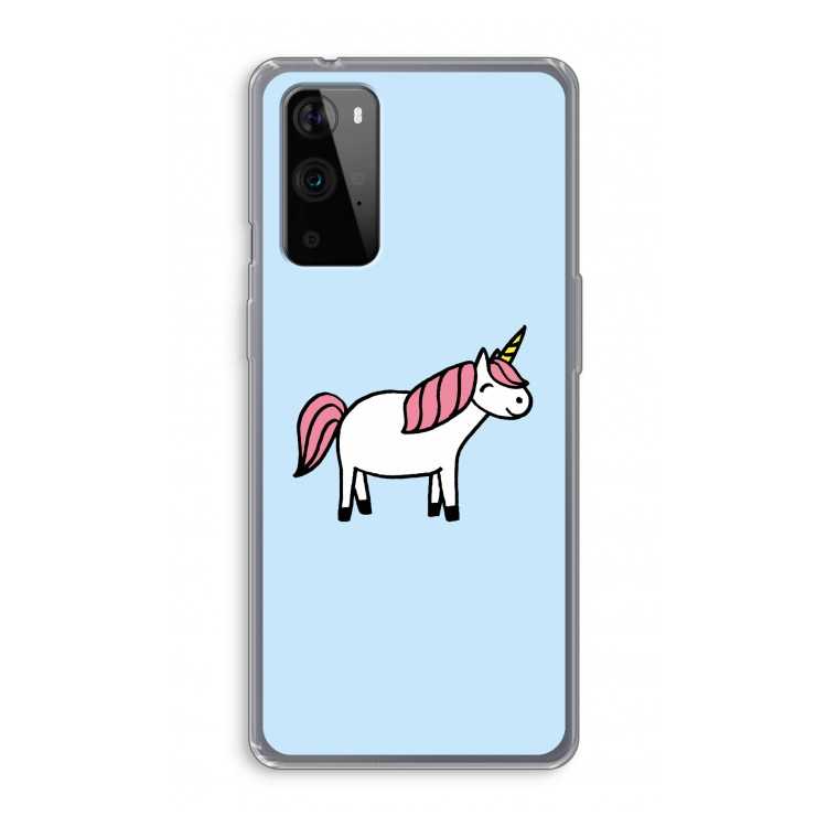 Eenhoorn: OnePlus 9 Pro Transparant Hoesje