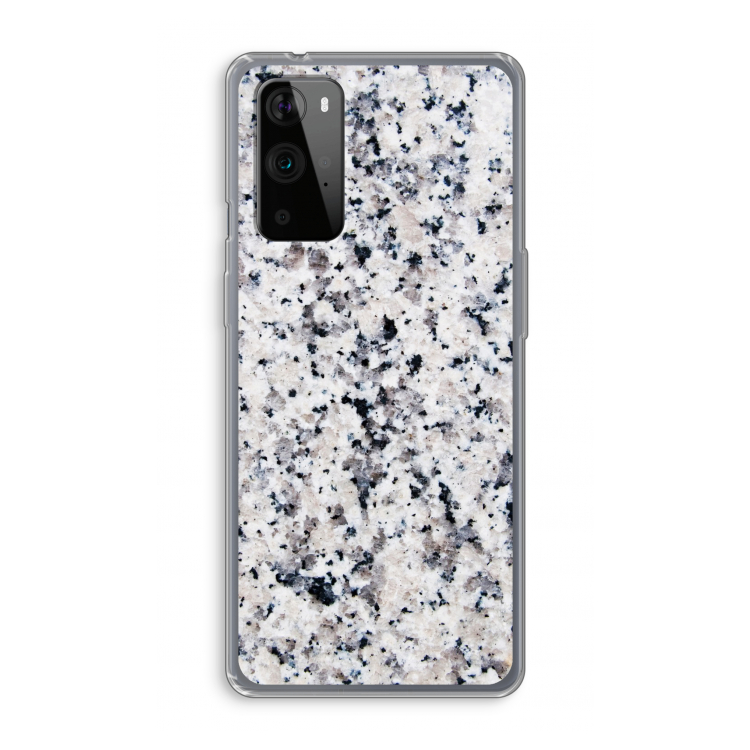 Gespikkelde marmer: OnePlus 9 Pro Transparant Hoesje
