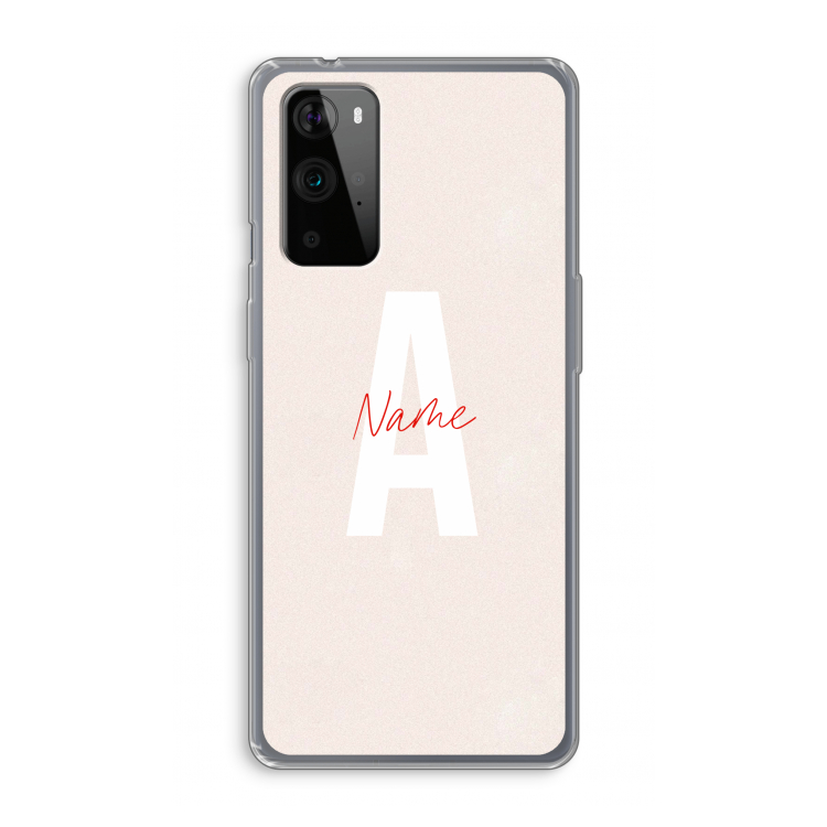 Strawberry Milkshake: OnePlus 9 Pro Transparant Hoesje