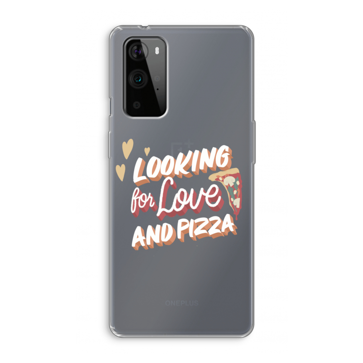 Pizza is the answer: OnePlus 9 Pro Transparant Hoesje