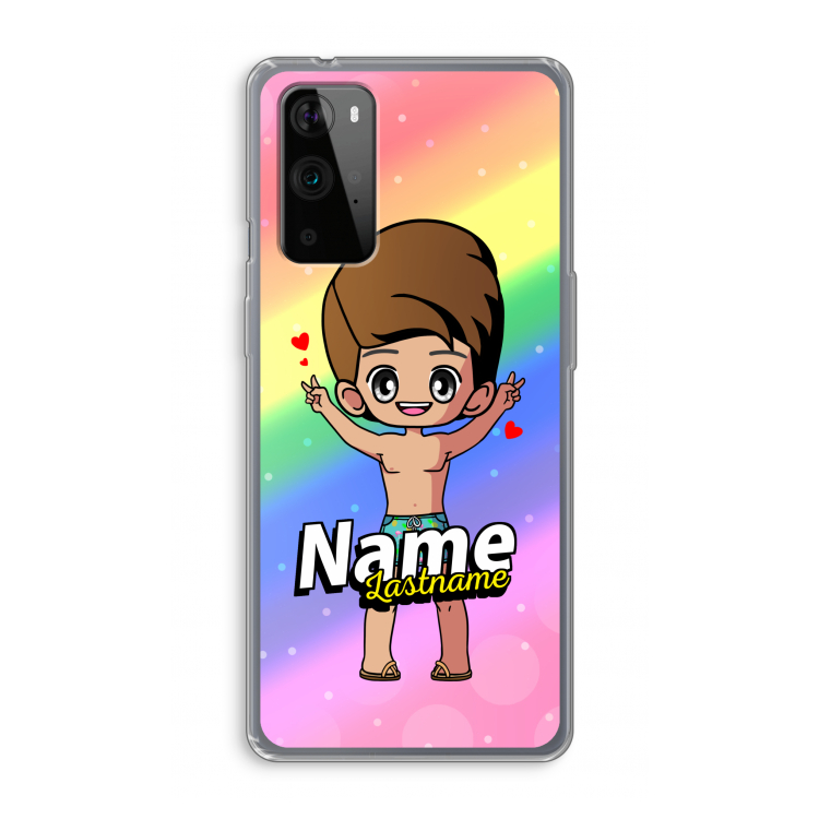 Chibi Maker man: OnePlus 9 Pro Transparant Hoesje