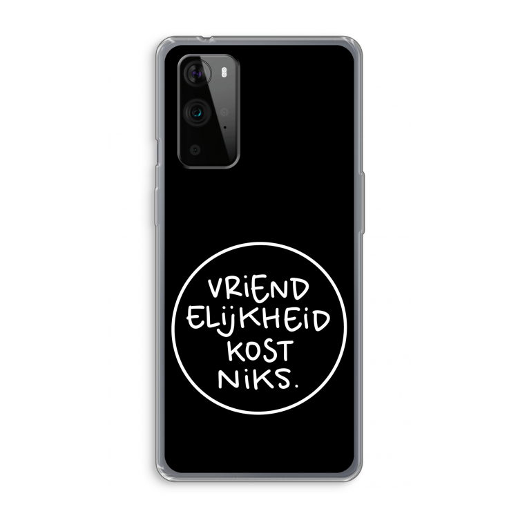 Vriendelijkheid: OnePlus 9 Pro Transparant Hoesje