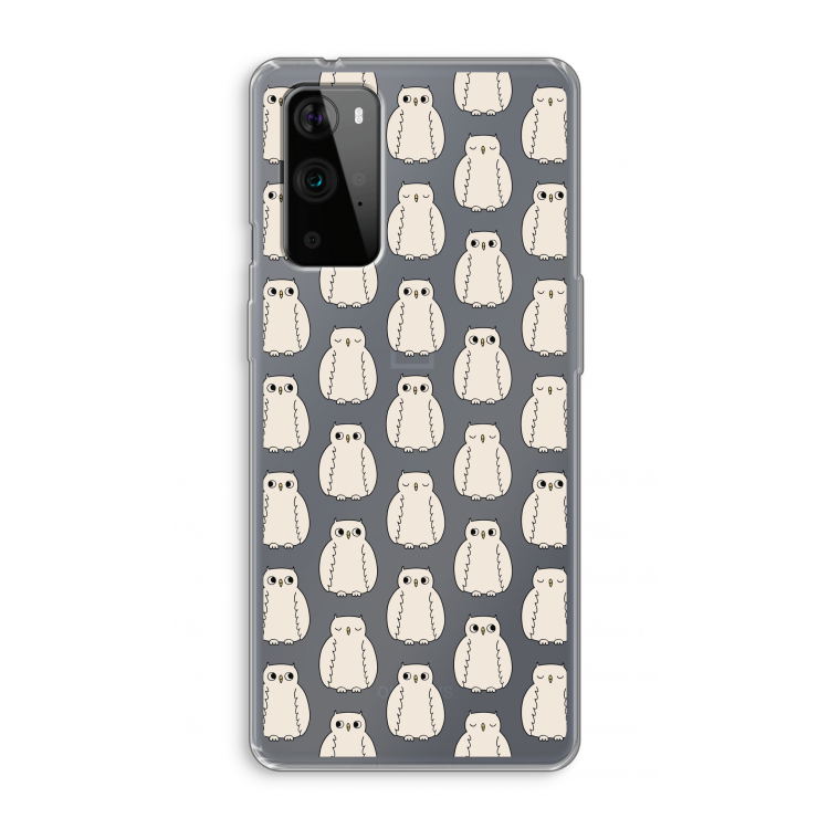 Uilen: OnePlus 9 Pro Transparant Hoesje