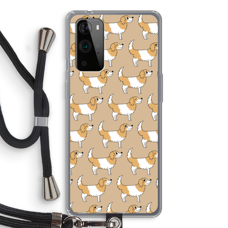 Doggy: OnePlus 9 Pro Transparant Hoesje met koord