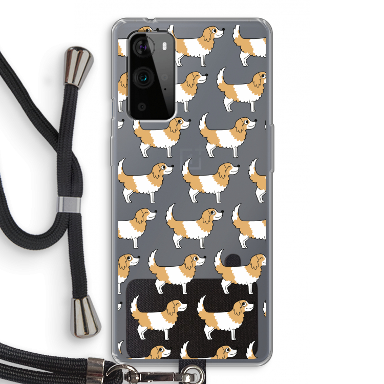Doggy: OnePlus 9 Pro Transparant Hoesje met koord