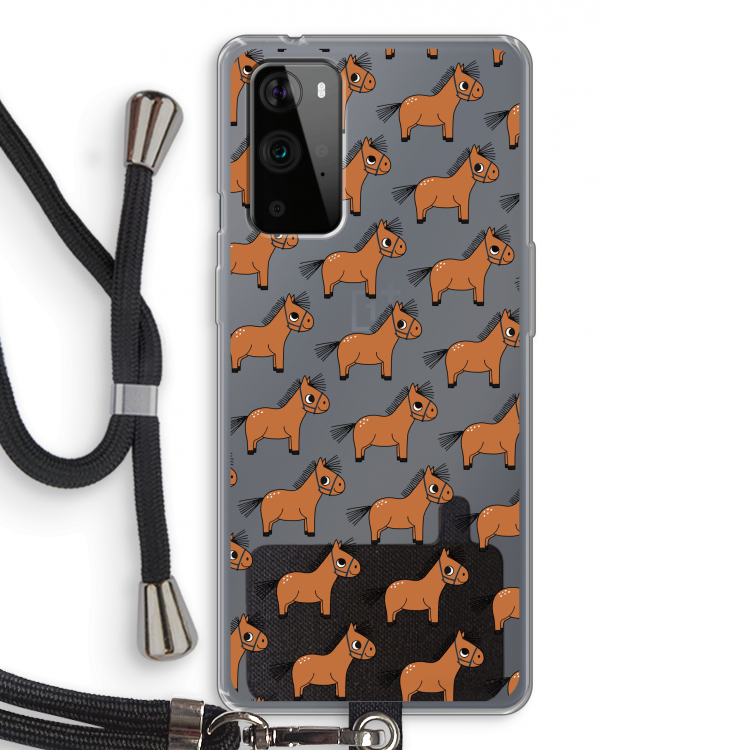 Pony: OnePlus 9 Pro Transparant Hoesje met koord