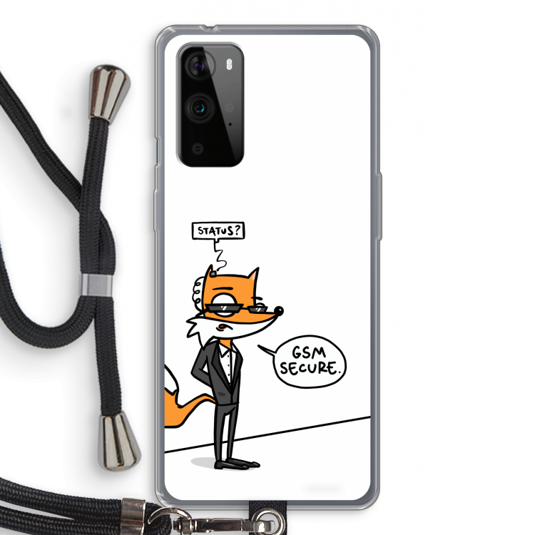 GSM secure: OnePlus 9 Pro Transparant Hoesje met koord