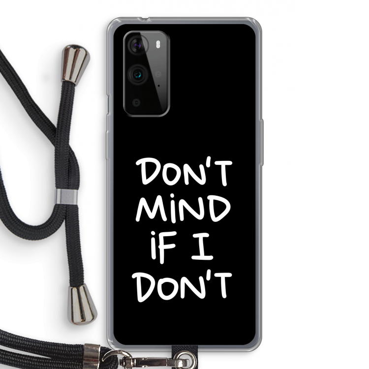 Don't Mind: OnePlus 9 Pro Transparant Hoesje met koord