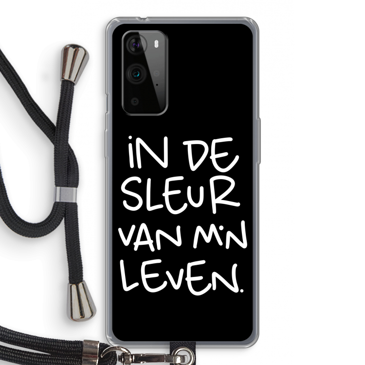 De Sleur: OnePlus 9 Pro Transparant Hoesje met koord