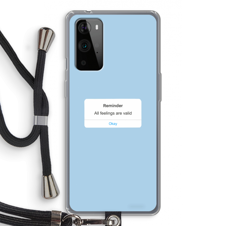 Reminder: OnePlus 9 Pro Transparant Hoesje met koord
