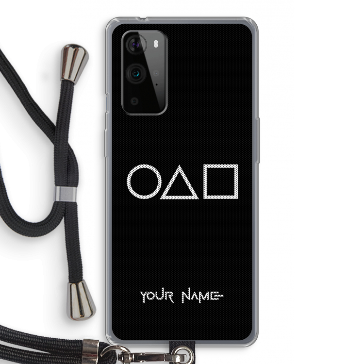 Squid Game: OnePlus 9 Pro Transparant Hoesje met koord
